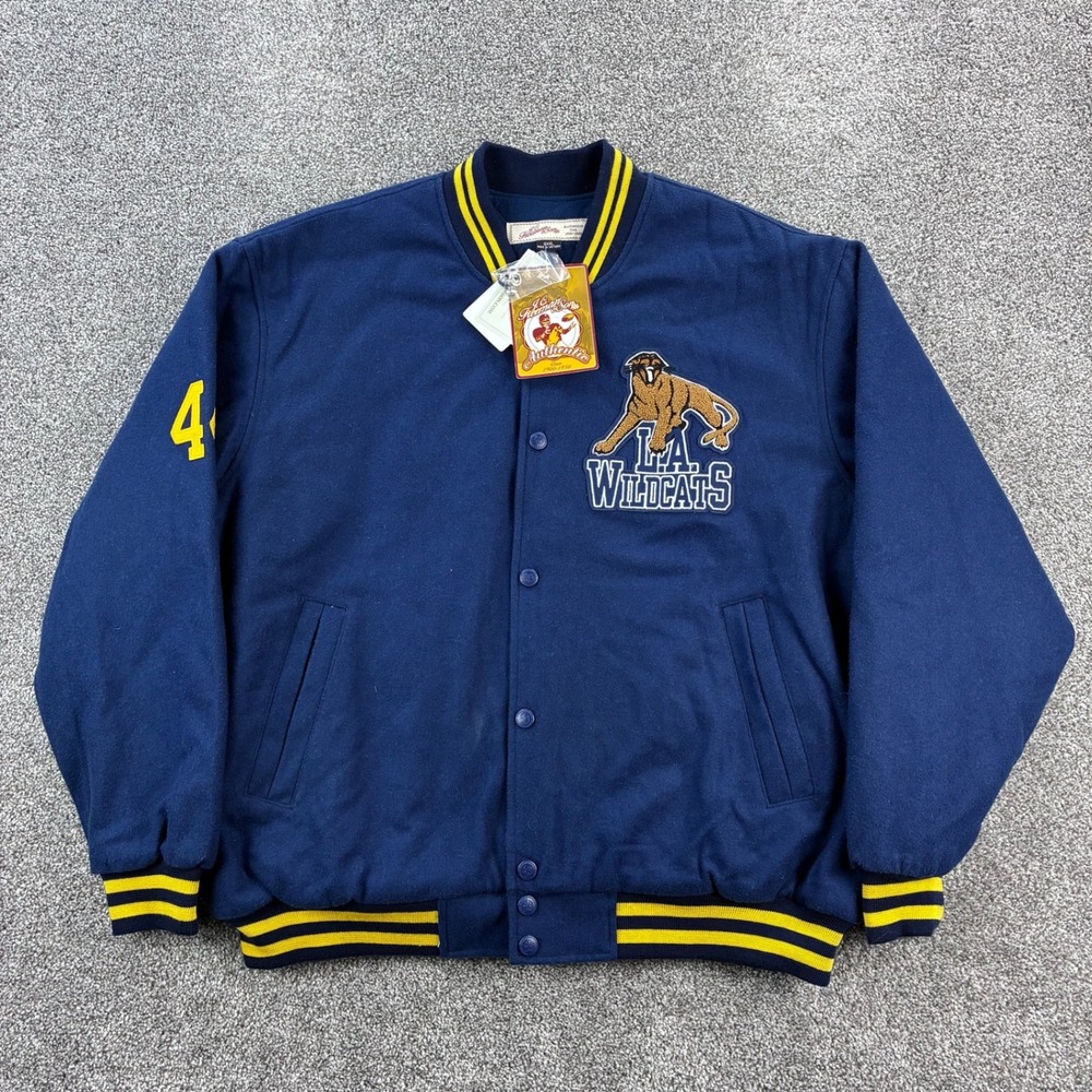 LA Wildcats Varsity Jacket Mens 3XXL Blue Yellow 1944 Reproduction NFL Football